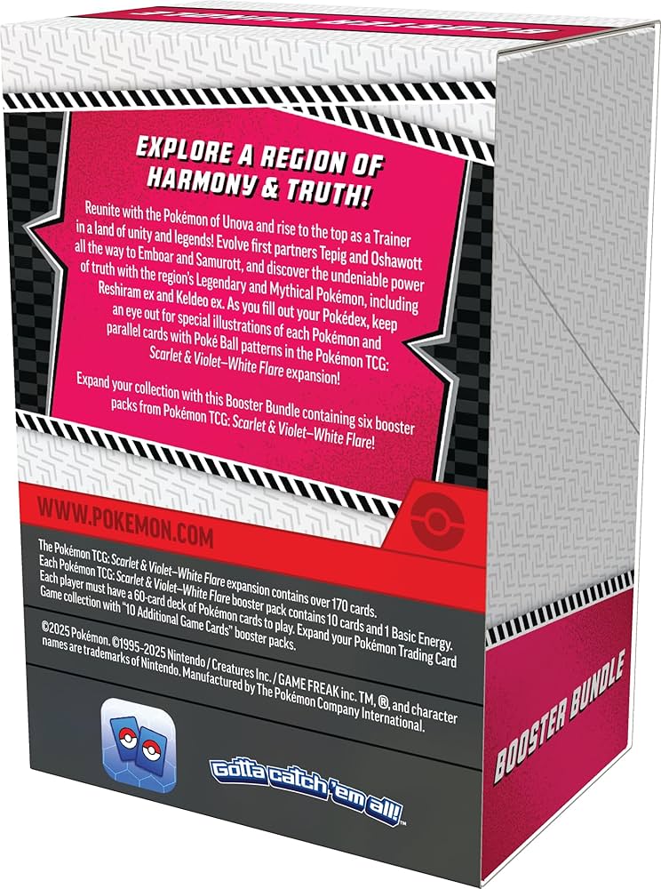 Pokémon TCG Scarlet & Violet White Flare Booster Bundle