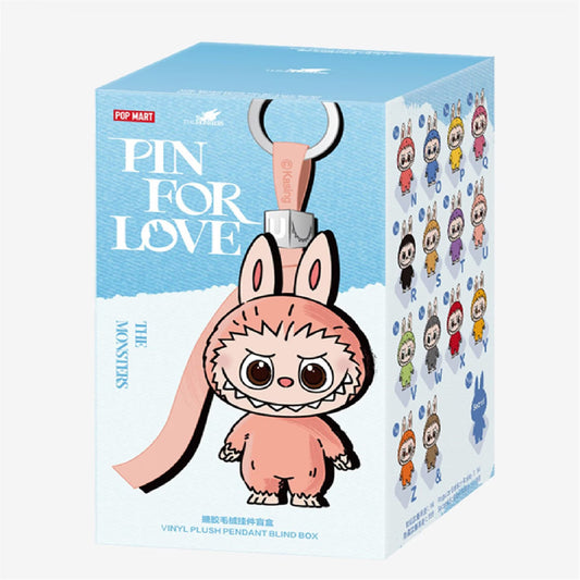 The Monsters Pin for Love Series Vinyl Plush Pendant Blind Box