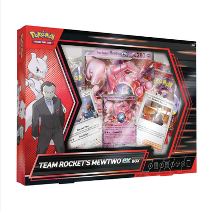 Pokémon TCG Team Rocket's Mewtwo ex Box